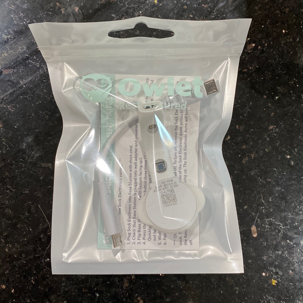 NIB Owlet sock sensor module 2